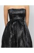Robe bustier babydoll lamé