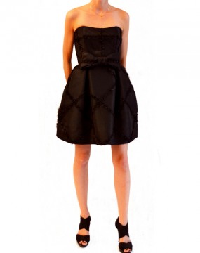 robe de soiree de createur robe bustier babydoll en satin